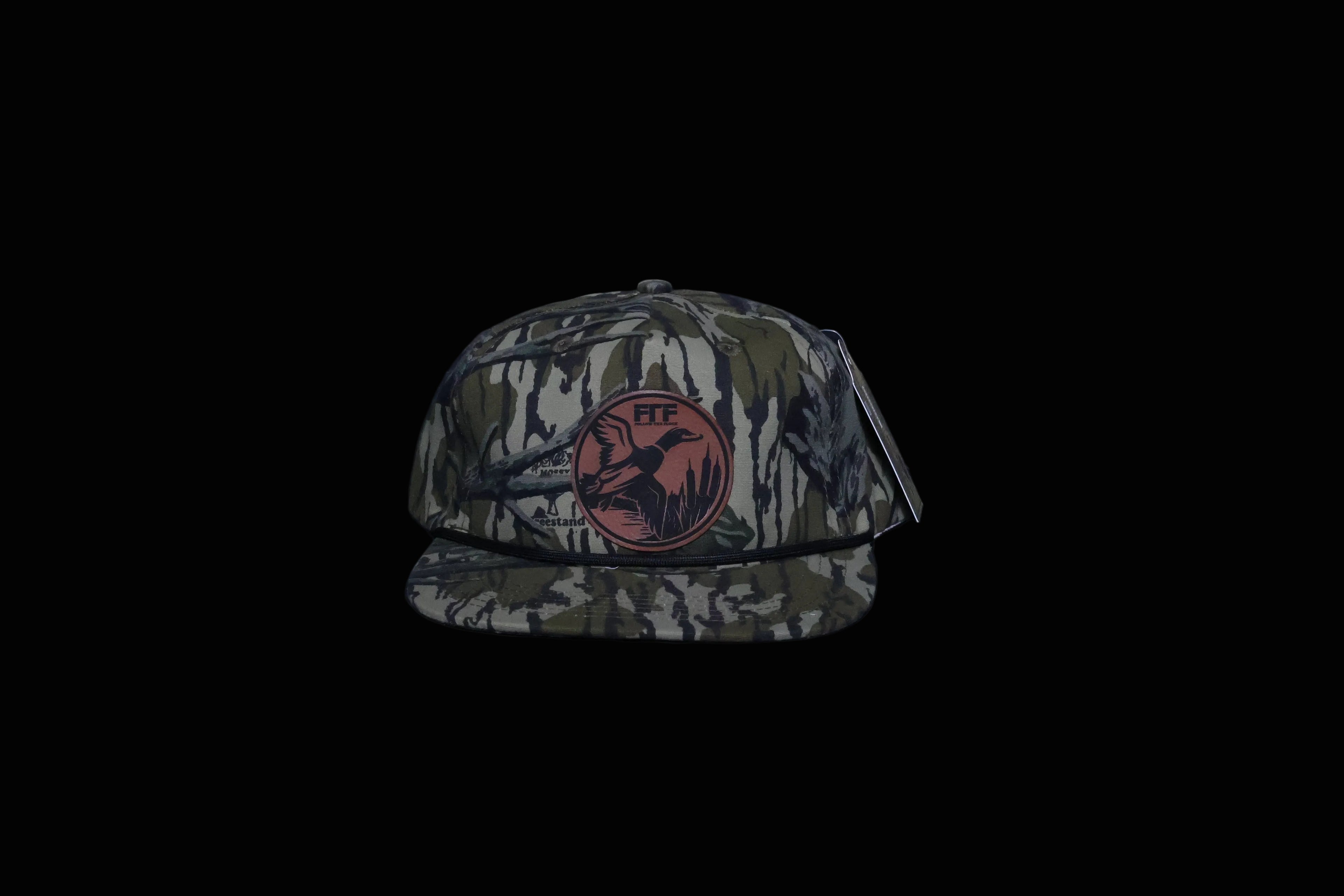 Mossy Oak Tree stand Rope Hat Flying Duck Patch