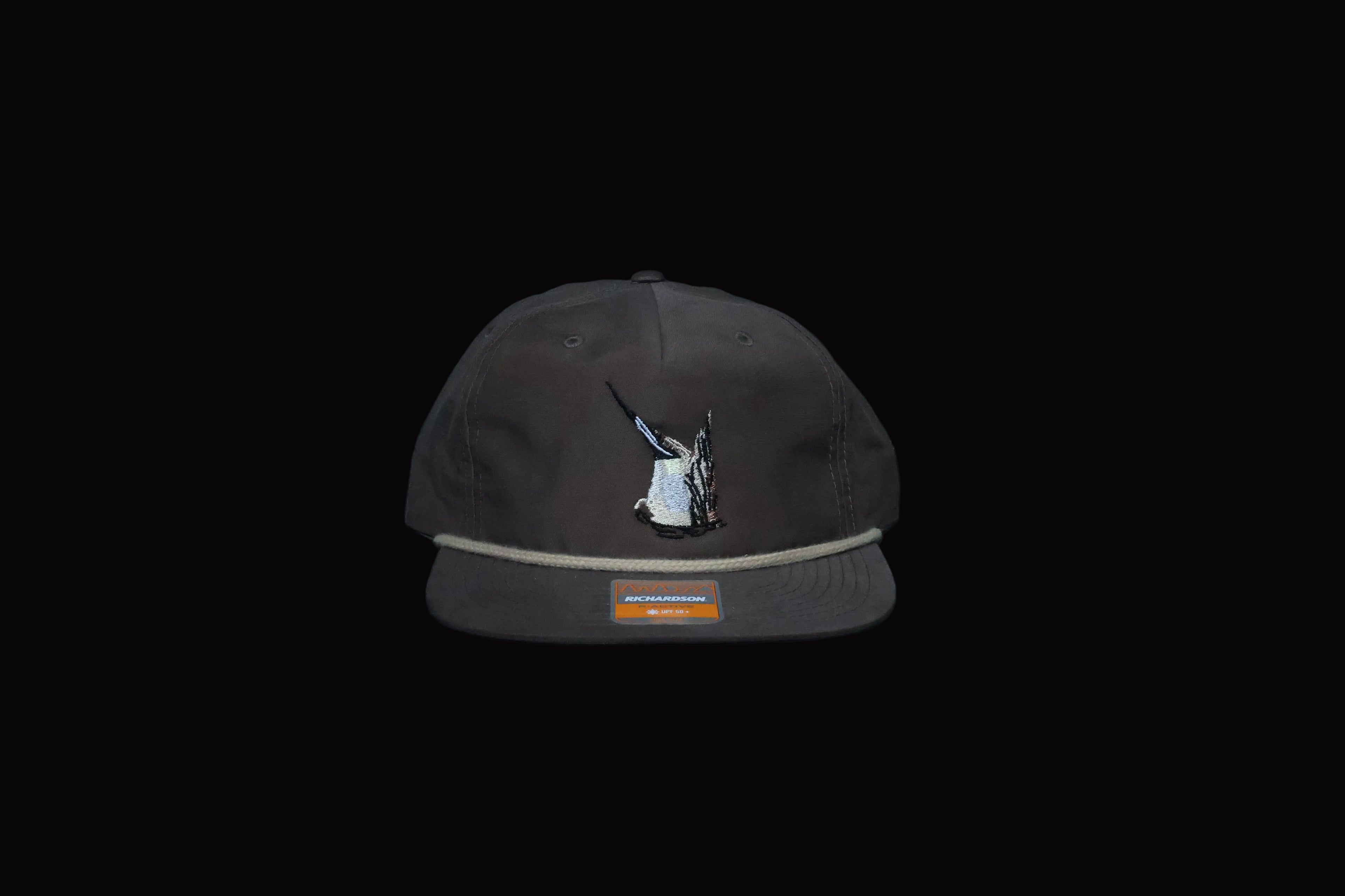 Butt up Pintail Embroidered  Rope Hat