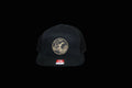 Black 7 Panel Camo Flying Mallard Leather Patch