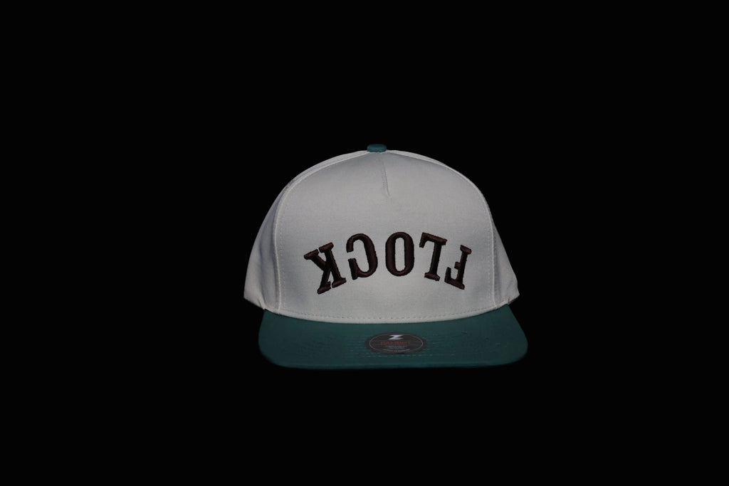 Women's Green Two Toned FLOCK Hat
